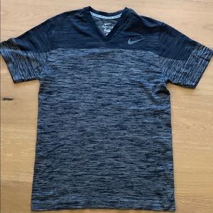 Engineered knit work out top